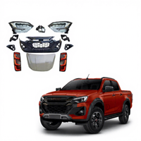 Nouveau Design Dmax 2024 Kit de Conversion pour Dmax 2021-2023 Grille de pare-chocs Bodykit pour Dmax 2024 Kit de carrosserie Accessoires
