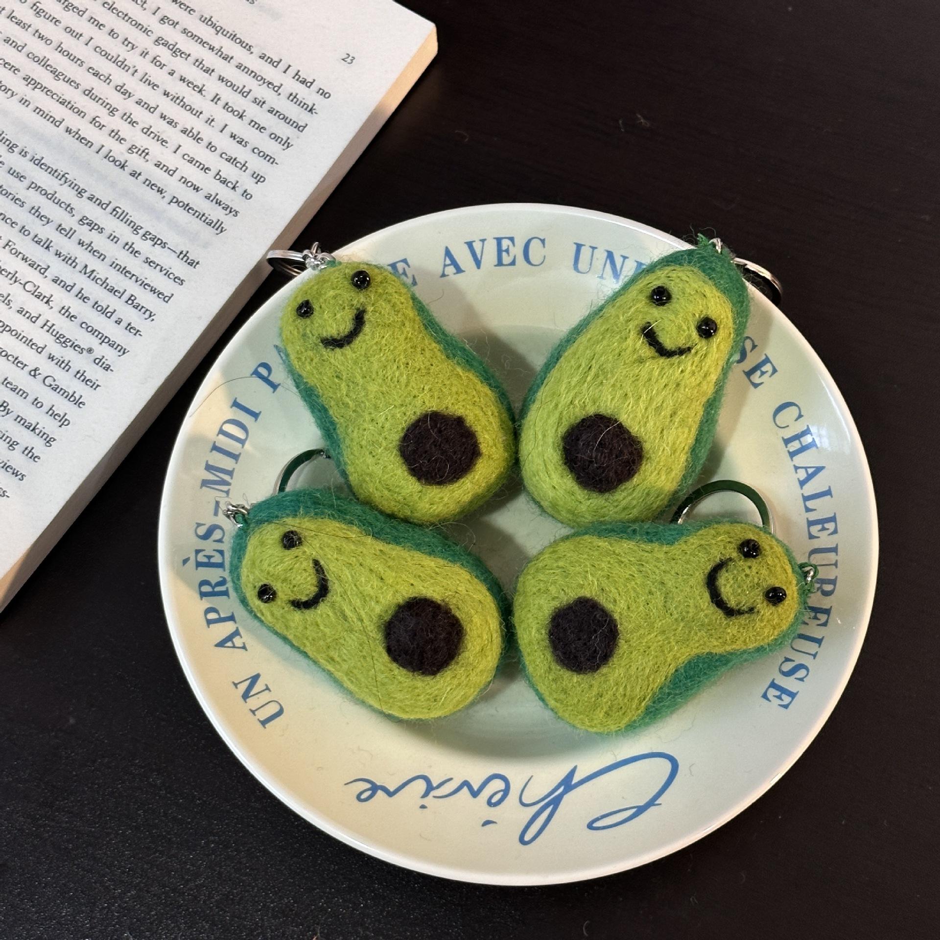 Porte-clés en feutre de laine végétal *6