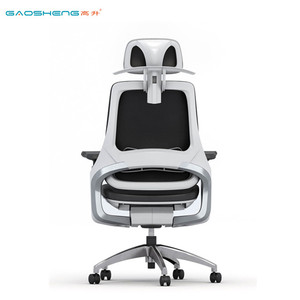 Contemporary Luxury Business Ergonomic <b>Black</b> Leather 3D Armrest Adjustable Height Director CEO <b>Chair</b> With Extendable Seat - Product Image 2