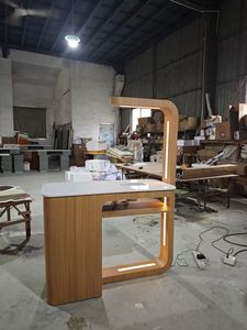 Table de Manucure Moderne pour Salon de Manucure, Meuble de Salon, Table à Ongles Design avec Collecteur de Poussière - Product Image 6
