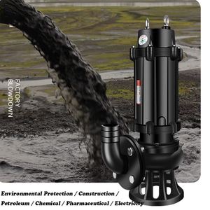 Pompe à eaux usées submersible avec lame de découpe, personnalisable - Product Image 2