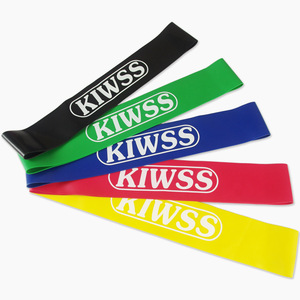 Bandes de résistance Kiwss, bandes élastiques de fitness, 0,5 mm-1,2 mm, entraînement complet du corps, yoga, étirements, équipement d'exercice - Product Image 4