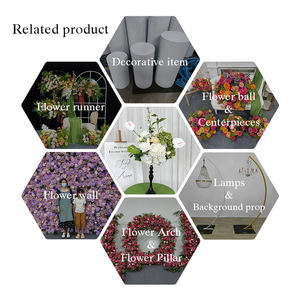 Centros de Mesa de Seda Artificial Realistas en Blanco y Verde, Bolas de Flores, Decoraciones para Mesas de Boda, Arreglos para Eventos - Product Image 5