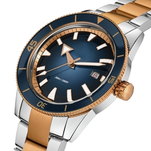Montres mécaniques personnalisées ODM OEM, automatiques, de haute qualité, super lumineuses, étanches à 300 m, montres de plongée pour hommes, plaquées <span class=keywords><strong>or</strong></span> - Product Image 4