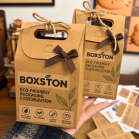 Boîtes en papier kraft pour pâtisserie, boîtes à macarons, emballages pour biscuits et bonbons, boîtes d'emballage en carton faites à la main pour fêtes