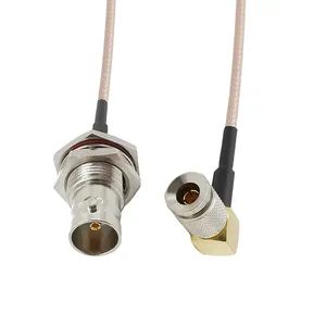 DIN 1.0/2.3 Stecker Mini BNC rechtwinklig zur BNC-Buchse 75 Ohm RG179 HD SDI-Kabel für Black magic Gateway Hub 1-20M