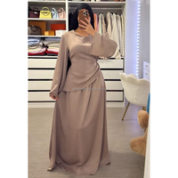 Willson 2026 Vêtements islamiques élégants pour femmes musulmanes Ensemble confortable et élégant en 2 pièces pour toutes les saisons