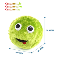 Ballon gonflable moelleux de 23 cm en forme de monstre et ballon en PVC duveteux de 30 cm avec design visage mignon