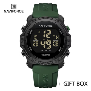 <span class=keywords><strong>Montre</strong></span> numérique LCD NAVIFORCE NF7104 pour <span class=keywords><strong>homme</strong></span>, décontractée, avec date, alarme, étanche, bracelet en silicone, <span class=keywords><strong>montre</strong></span> <span class=keywords><strong>électronique</strong></span> pour <span class=keywords><strong>homme</strong></span> - Product Image 4