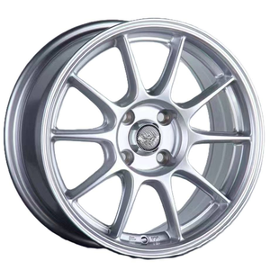 Nouvelles jantes en alliage d'aluminium hyper noires à profil profond, <span class=keywords><strong>15</strong></span> <span class=keywords><strong>pouces</strong></span>, 4x108, jantes à profil profond pour Citroën 206 207 - Product Image 1