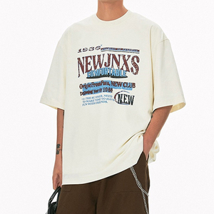 เสื้อยืดพิมพ์ลาย DTG ดีไซน์ดิจิทัลผ้าฝ้าย100% 300 GSM ทรงหลวมป้องกันการหดตัวระบายอากาศ - Product Image 5