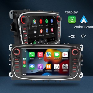 7inch Touchscreen Car Radio <strong>Ford</strong> Focus II S-Max C-Max Mondeo Galaxy II <strong>Kuga</strong> 2008-2011 2DIN Android <strong>Auto</strong> CarPlay Built-in GPS DSP - Product Image 2