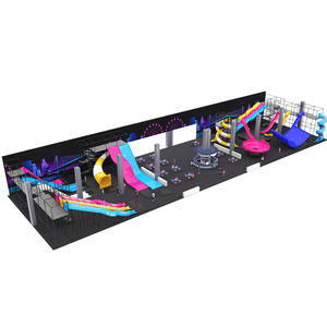 Equipo de patio interior, tobogán espiral profesional personalizado, tobogán volador, tobogán de patio interior - Product Image 4