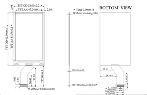 3.7 inch 3.7 ''240x416 pixel eink mô-đun giá tag epaper hiển thị eink hiển thị - Product Image 3