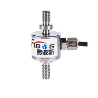 Capteur de tension de compression micro haute précision à filetage Cellule de pesée 50N-1000N FIBOS FA201 Acier inoxydable 4 fils électriques