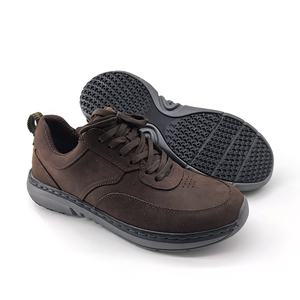Al Aire Libre marrón oscuro Nubuck cuero correr caminar correr deporte impermeable peso ligero absorbente de sudor senderismo <span class=keywords><strong>escalada</strong></span> hombres zapato - Product Image 3