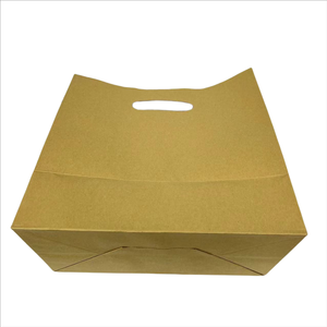 Tùy Chỉnh Tái Chế Nâu Cho Cấp Thực Phẩm Takeaway Bao Bì Kraft Túi Giấy Với Logo Của Riêng Bạn In - Product Image 4