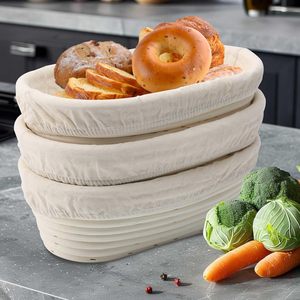 High Quality Natural Rattan Handmade Eco-Friendly Dishwasher Safe Oven Safe <b>Baking</b> Basket Custom Logo for Bread Proofing Flour - Product Image 5