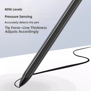 <span class=keywords><strong>S</strong></span> <span class=keywords><strong>Pen</strong></span> Electromagnético, Material Plástico, Adsorción Magnética, Punta con Borrador, 4096 Niveles de Sensibilidad a la Presión, para Tablet - Product Image 4