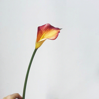 Arrangement de fleurs artificielles Calla Lily, fleurs artificielles pour accessoires de photographie de mariage, décoration de salon à domicile