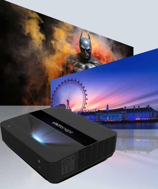 OEM Vivibright UD3000 Projector Factory 7300 Lumens WUXGA Laser UST 5,000,000:1 Contrast Ratio 3-Year Warranty for Churches