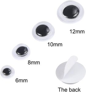 <span class=keywords><strong>Yeux</strong></span> <span class=keywords><strong>mobiles</strong></span> auto-adhésifs pour le bricolage, multi-couleurs et tailles, <span class=keywords><strong>yeux</strong></span> ronds noirs oscillants en mouvement, <span class=keywords><strong>yeux</strong></span> autocollants artisanaux, vente en gros - Product Image 3