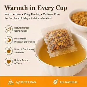 Té Herbal Natural Defenses al por Mayor: Mezcla <span class=keywords><strong>de</strong></span> Cúrcuma, Jengibre y Canela para Calor y Apoyo Digestivo, 30 Bolsitas <span class=keywords><strong>de</strong></span> Té - Product Image 4