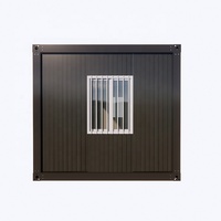 Mini-maison conteneur de luxe personnalisée 10ft 20ft, moderne, mobile, préfabriquée en acier léger, pour bureau, logement ou chambre