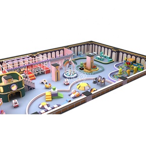 900 m² 3 M Altura Niños grandes Equipo <span class=keywords><strong>de</strong></span> juego suave para interiores Laberintos Proveedores - Product Image 1