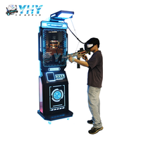 Simulateur de tir VR à fort potentiel de profit, machine de jeu de réalité virtuelle commerciale à monnayeur pour centre commercial et salle de jeux
