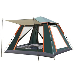 <span class=keywords><strong>Tenda</strong></span> a quattro lati da <span class=keywords><strong>campeggio</strong></span> all'aperto per 3-4 persone completamente automatica Super leggera da <span class=keywords><strong>campeggio</strong></span> selvaggio a prova di pioggia da spiaggia - Product Image 1