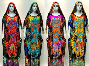 Europe United States Printed <strong>Boubou</strong> Africa Clothes Abaya <strong>Dress</strong> Women Muslim Dashiki Large Size Summer Fashion Kaftan <strong>Dress</strong> Women - Product Image 6