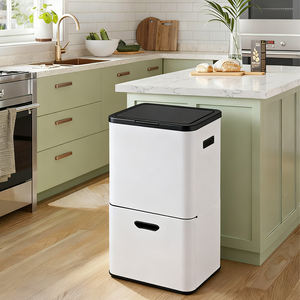 <span class=keywords><strong>Cubo</strong></span> de <span class=keywords><strong>Basura</strong></span> de Cocina de 70L con 3 <span class=keywords><strong>Compartimentos</strong></span> y Tapa a Presión, Sistema de <span class=keywords><strong>Reciclaje</strong></span> de <span class=keywords><strong>Tres</strong></span> <span class=keywords><strong>Compartimentos</strong></span>, <span class=keywords><strong>Cubo</strong></span> de <span class=keywords><strong>Basura</strong></span> de Acero para Cocina - Product Image 5