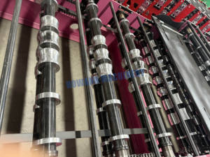 Machines de formage à froid pour tôles de toiture en aluminium et en acier galvanisé prélaqué (PPGI) colorées, profilés métalliques double-couche IBR et trapézoïdaux ondulés - Product Image 2