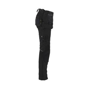 BLAKLADER - 713013709999C46 <b>Women</b>’s craftsman <b>trousers</b> with <b>stretch</b> Black - EAN 7330509868218 WORK <b>TROUSERS</b> CARGO WORK <b>TROUSERS</b> - Product Image 4