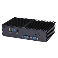Mini PC Core i3 i5 i7 DDR3L prend en charge 4k double Hd VGA haute performance 6 COM Mini ordinateur industriel sans ventilateur