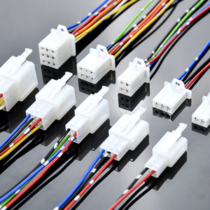 Konektor Harness Sepeda Motor Listrik Dj7021-2.8mm 2/3/4/6/9-Pin, Lampu Kemudi, Tembaga, Nilon, Male/Female Butt Plug - Product Image 1