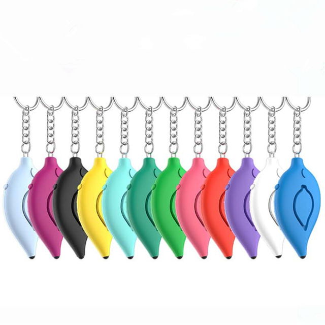 130db Portable Emergency SOS Security Self Defense Alarm Keychain Personal Alarm for Women Children Elders