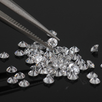 Starsgem Melee elmas gevşek taşlar 2.0MM - 3.0MM yuvarlak parlak kesim DEF VS HPHT Lab yetiştirilen elmas için takı saat