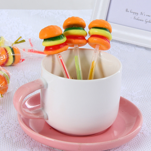 Bâton de Burger de Qualité Halal 18gr Gummy Jelly Candy Bonbons Prix d'Usine avec Design Innovant - Product Image 1