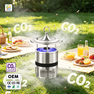 Little King Kong Carbon Dioxide Mosquito Killer <b>Lamp</b> Stainless Steel Electric Indoor Outdoor Pest Control Device - Product Image 2