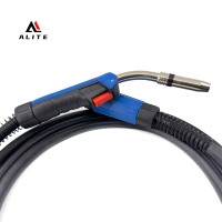 Torche de soudage MIG MAG 24KD, connecteur central Euro, refroidie par air, 250A, câble 3M 4M 5M, pistolet de soudage Euro, accessoire de soudage
