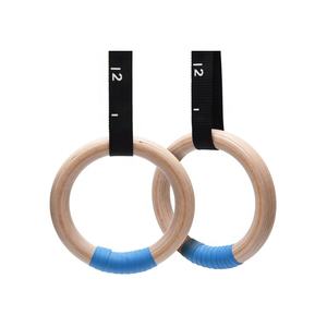 Anillos de Gimnasia de Madera VIGFIT, 2 Piezas, con 4 <span class=keywords><strong>Cintas</strong></span> Antideslizantes <span class=keywords><strong>para</strong></span> las Manos, Anillos de Entrenamiento de Ejercicio, Negros, 28/32 mm, <span class=keywords><strong>para</strong></span> Entrenamiento de Fuerza en Casa/Gimnasio - Product Image 2