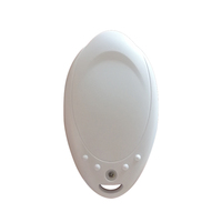 Nouveau plastique personnalisé 4 boutons télécommande pour ouvre-porte coulissant 433.92MHz blanc/noir télécommande émetteur AG011