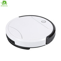 Robot Vacuum Cleaner Pintar 3 in 1 Baru, Bertenaga, dengan Baterai Isi Ulang Inframerah, untuk Mengepel Basah dan Kering, Penggunaan Rumah Tangga