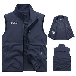 Chaleco de bajo precio para <span class=keywords><strong>hombre</strong></span>, venta al por mayor, publicidad barata, regalos de negocios, trabajo voluntario para hombres, sin mangas, uniforme para exteriores, chaleco de seguridad - Product Image 3
