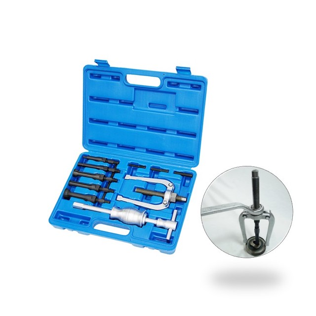 Extractor for Chrome Plated Internal Bearing Slide Hammer Puller Kit 11 PCS Blind Hole for Aristo Automotive Repair Tools