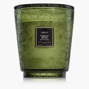 AIKUN Luxury <b>Gift</b> <b>Boxed</b> Frosted Glass Scented Candle Jar <b>Gift</b> Set Private Label Bulk Candle for Christmas Wedding Party Favor - Product Image 2