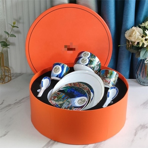 The Best-selling Midsummer Night Bone China Western Royal 10-Piece Bowl and Plate Dinner <b>Set</b> with Utensils - Product Image 5
