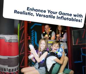 Bunkers gonflables pour la bataille de Paintball Set Home Outdoor Toys for Laser Tags Blast Guns & Paintball Gonflable Barils - Product Image 4